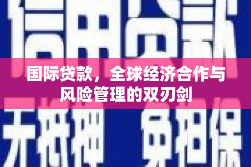 顺义国际贷款，全球经济合作与风险管理的双刃剑