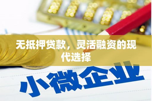 顺义无抵押贷款，灵活融资的现代选择