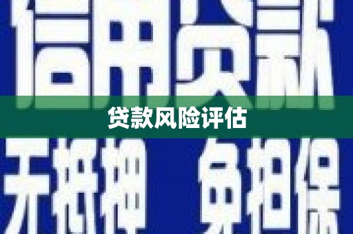 顺义贷款风险评估