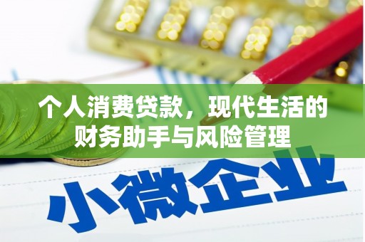 顺义个人消费贷款，现代生活的财务助手与风险管理